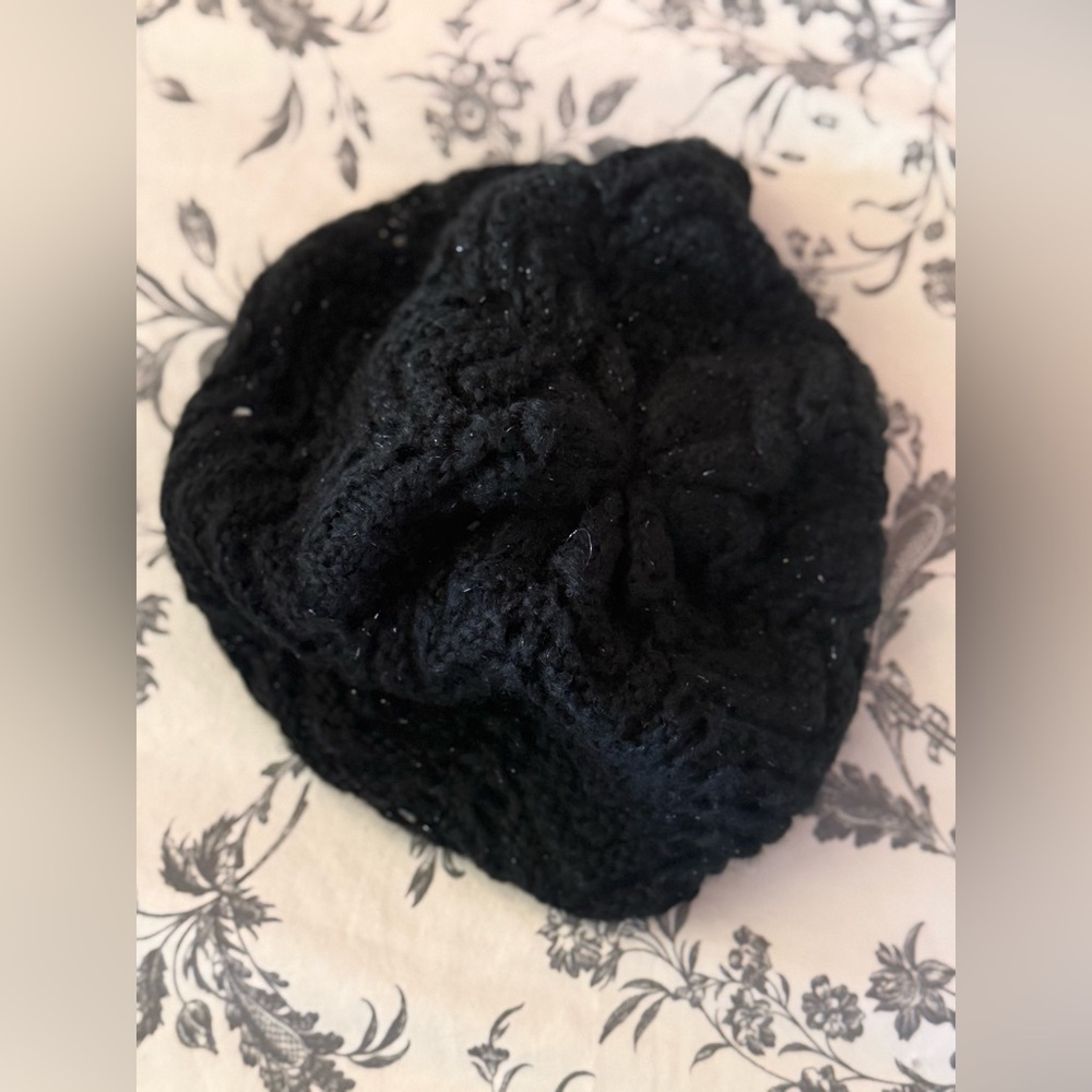 ALDO 🎩 Black Knit Beanie Beret